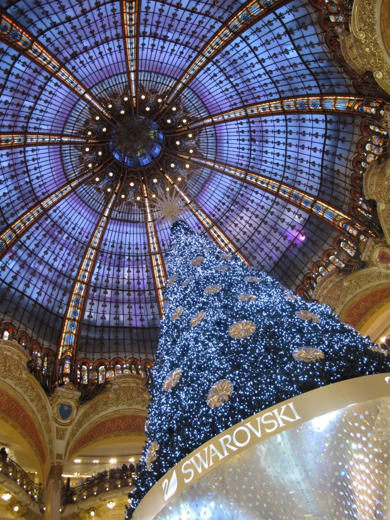 Sapin Swarovski Galeries Lafayette 2012