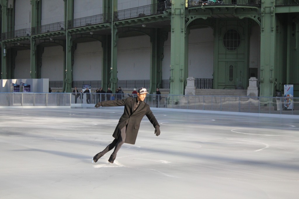 patinoire éphémère grand palais paris