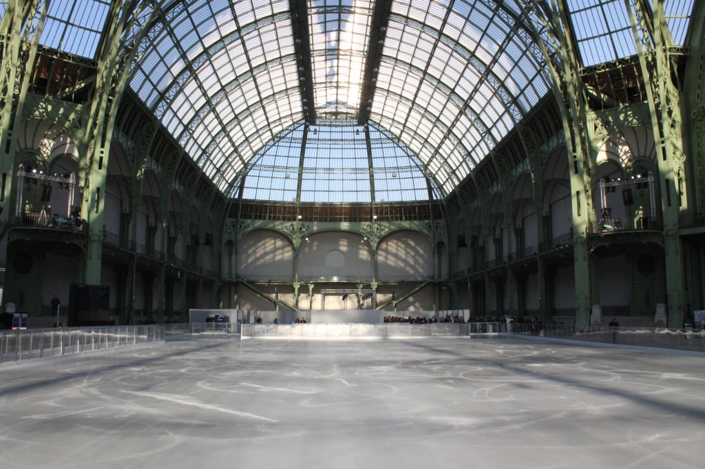 patinoire éphémère grand PAlais des glaces