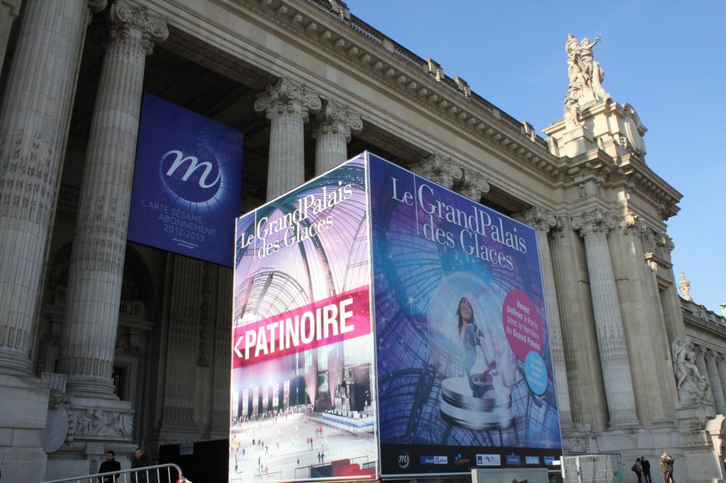 patinoire éphémère grand palais paris