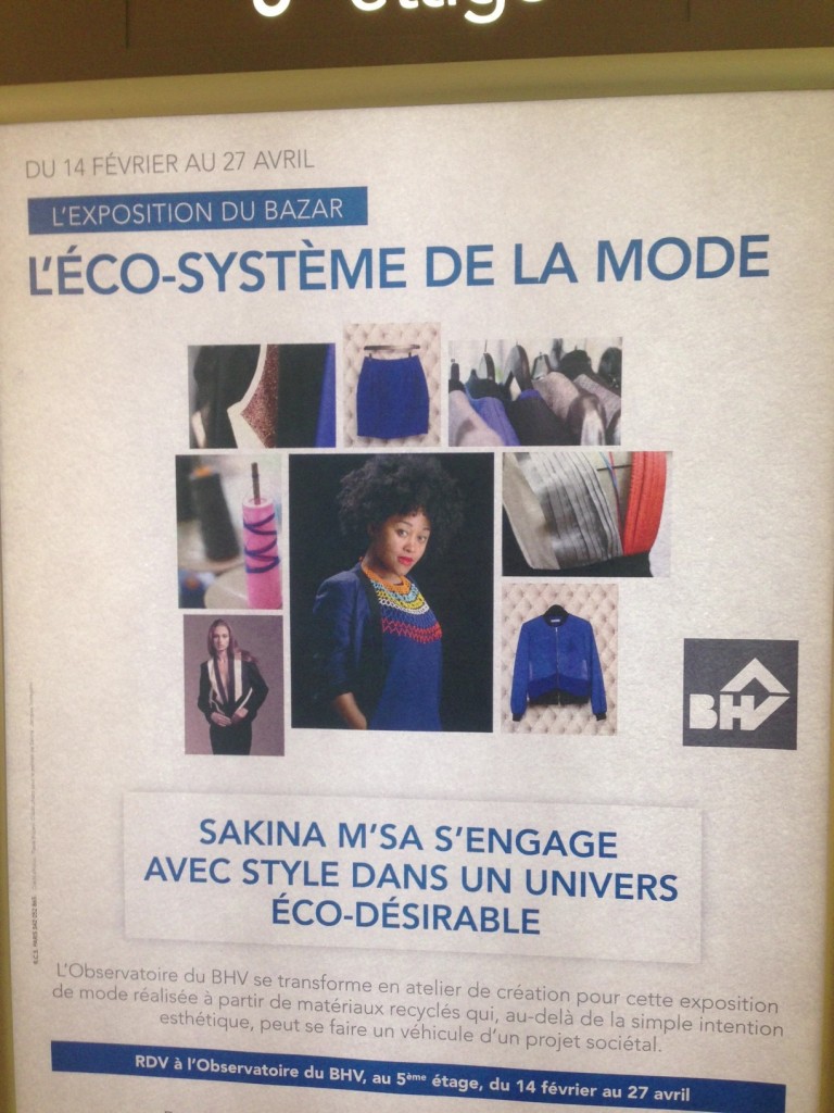 eco système de la mode au BHV