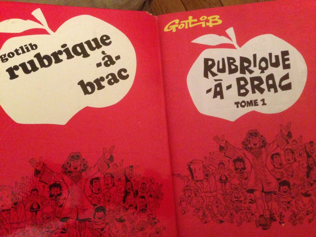 Rubrique-à-Brac l'original et la réédition 