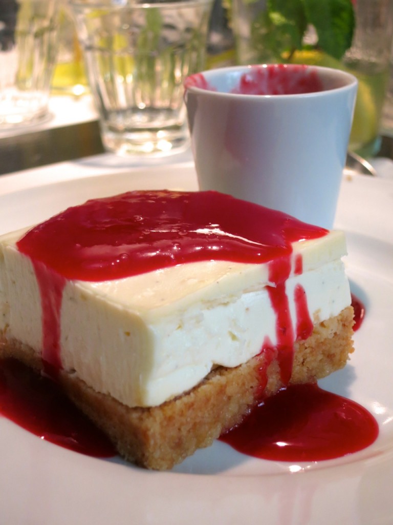 Gâteau au fromage cantine Merci