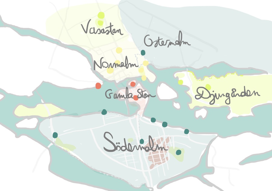 Stockholm - ses quartiers visuel les-escapades.fr