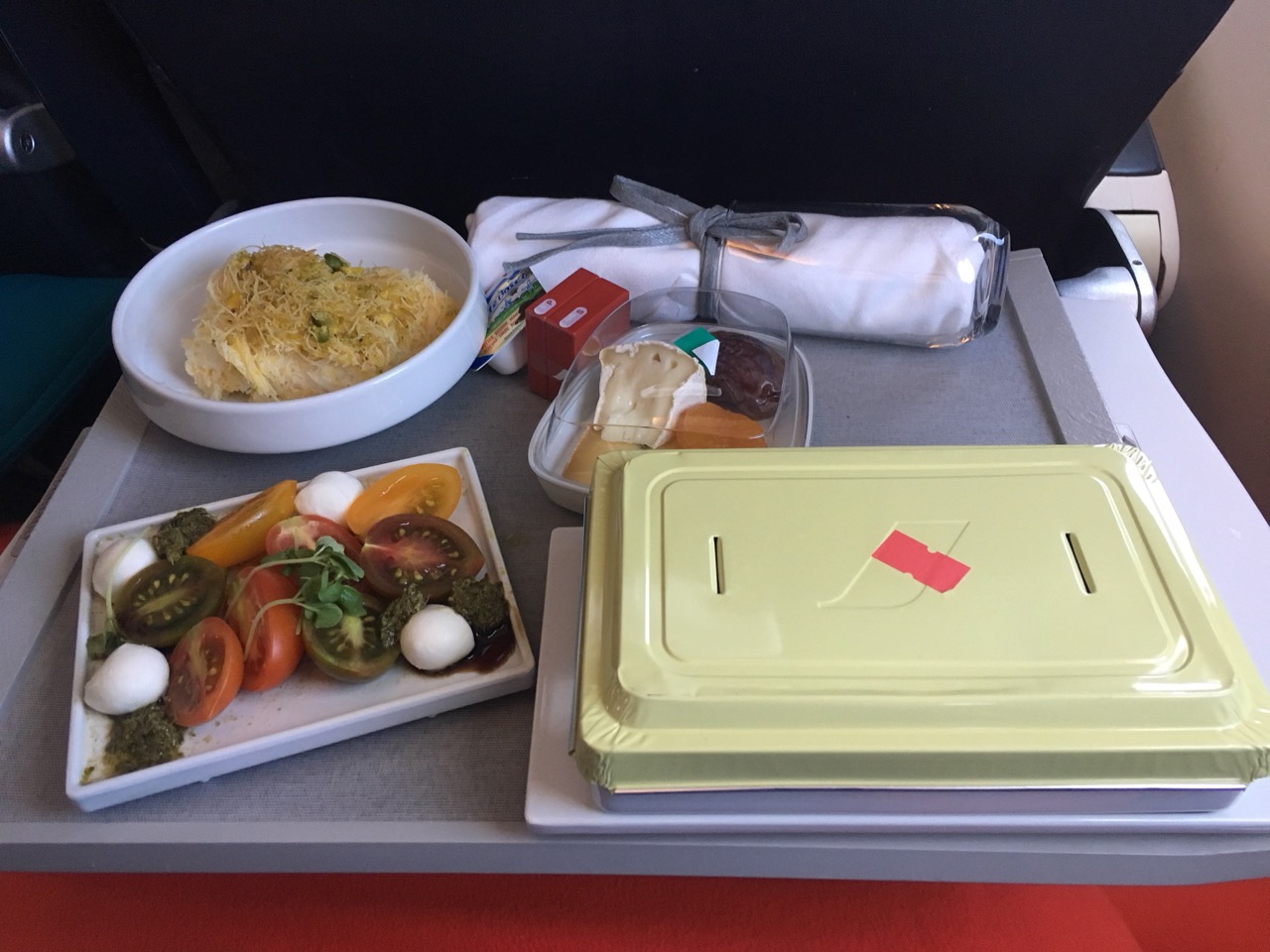 repas Air France classe affaire