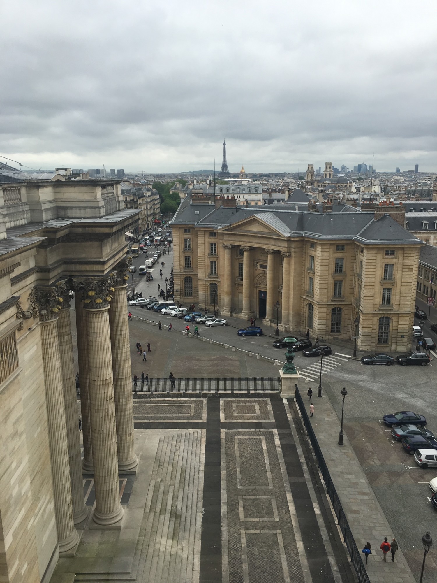 perspective sur la rue Soufflot